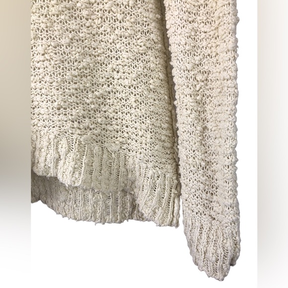 SWEATER - Women's Free People Shaggy Bear Songbird Pullover Sweater in Lemon. XS - Picture 9 of 13